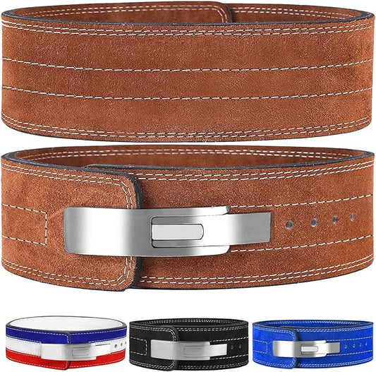 ARD CHAMPS™ 10MM Weight Power Lifting Leather Lever