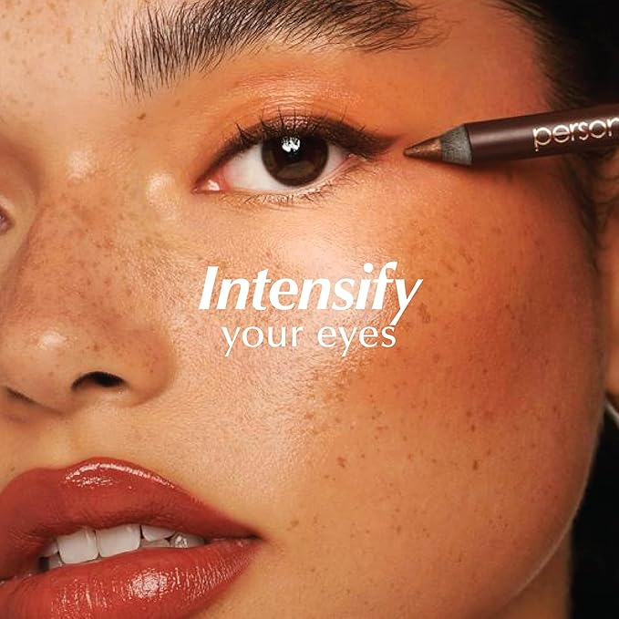 PERSONA 24HR Waterproof Eyeliner Pencil | Creamy, Smudgeable Pencil for Lash Line & Waterline | All-Day to All-Night Wear | Vegan, Cruelty-Free, Paraben-Free | Made in USA, Plum