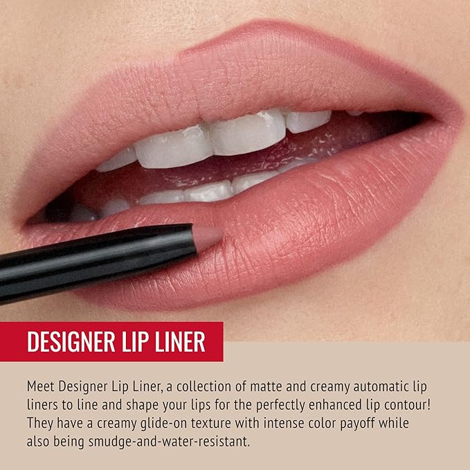 Runway Rogue LuxGloss Kit with Moisturizing Lip Gloss Tube, Rose-Gold Lip Gloss, Fashion Week and Lip Liner Pencil, A List