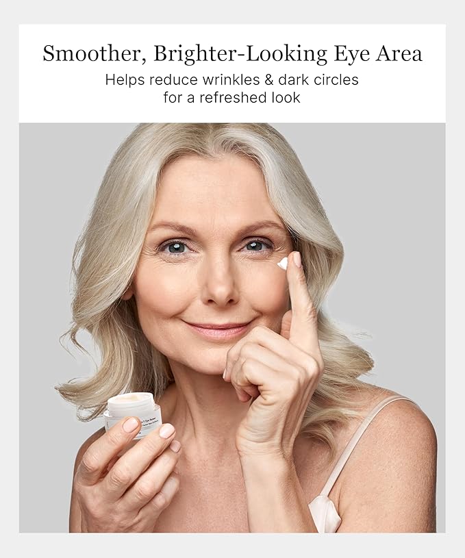 Keracell Eye Cream Anti Aging Solution – 8-in-1 Renew Cream with MHCsc Technology – Under Eye Cream for Dark Circles - Reduces Puffiness, Fine Lines, Wrinkles – With Peptides & Cucumber - 0.5 oz