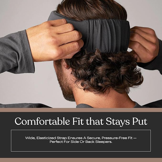 Lunya Men's Washable Silk Sleep Mask