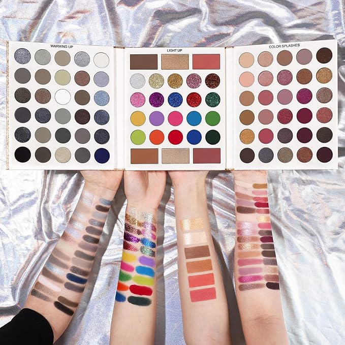 UCANBE 86 Colors Eyeshadow Makeup Palette + 15
