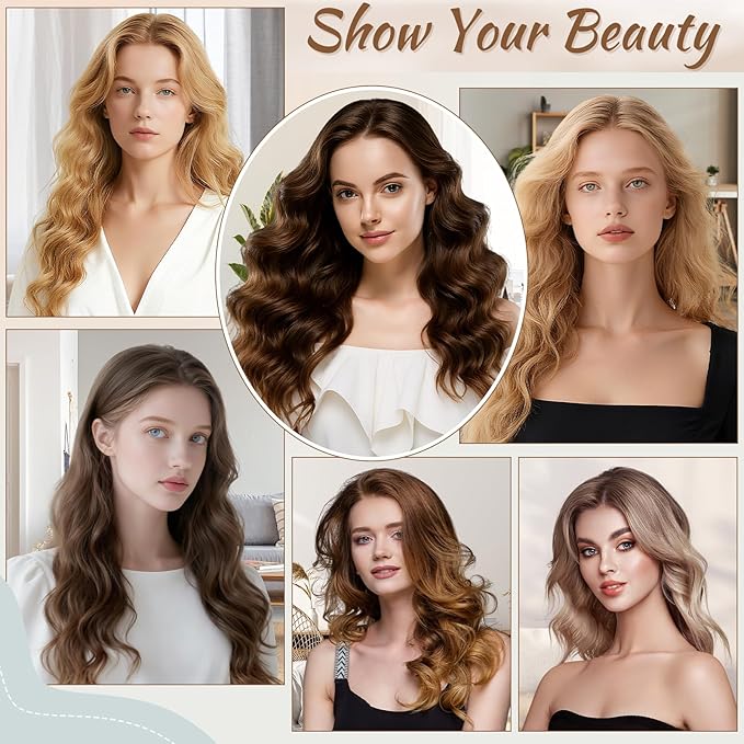 1.6in Long Hair Curling Barrel Attachment for Shark FlexStyle, Auto-Wrap Curling Iron Curlers to Create Natural Classic and Textured Waves Loose Curls Waves