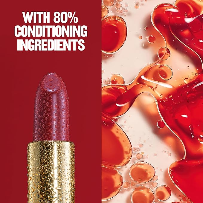 Revlon Super Lustrous Lipstick, Creamy Formula For Soft, Fuller-Looking Lips, Moisturized Feel, 810 Uncut Ruby, 0.15 oz