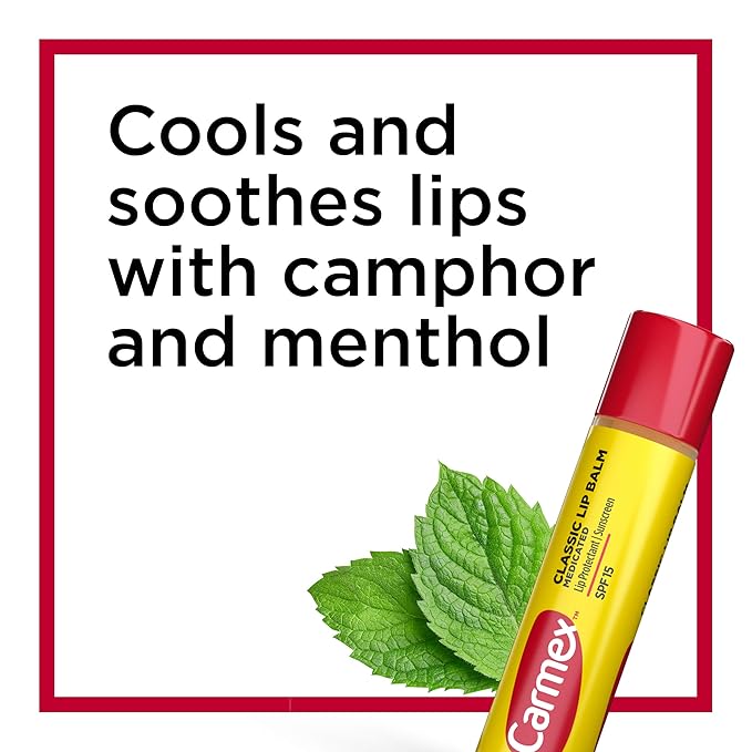 Carmex Medicated Lip Balm Sticks, Lip