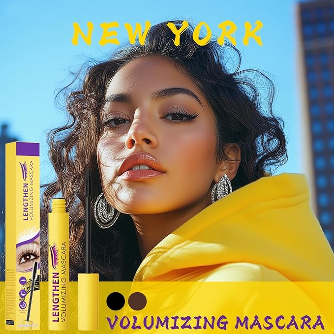 Bubble Mascara – Lightweight Volumizing Mascara for Fluffy, Lifted Lashes – Smudge-Proof, Jet Black Formula for Bold Curl, Lash Separation & Long-Lasting Bouncy Volume – No Clumps or Flakes