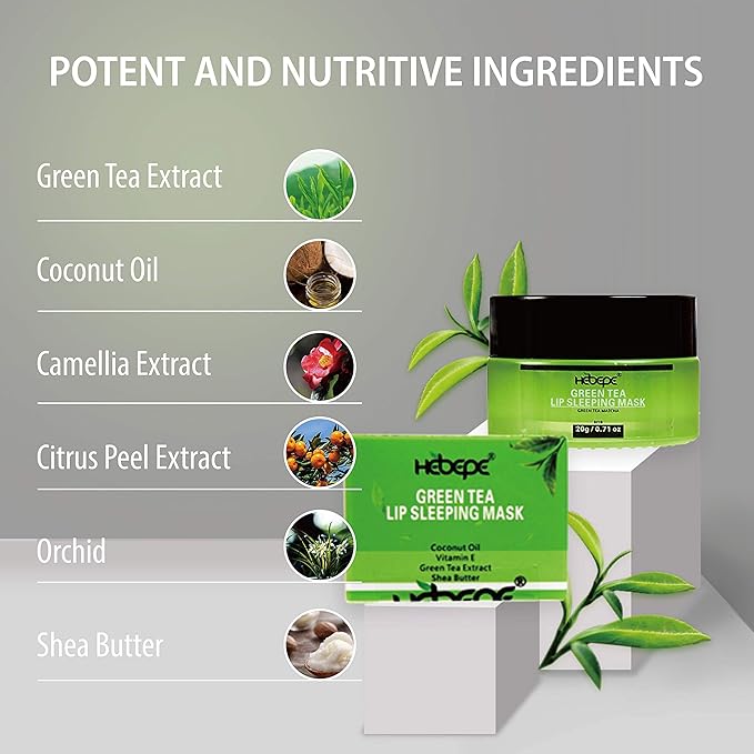 Green Tea Matcha Lip Sleeping Mask Lips