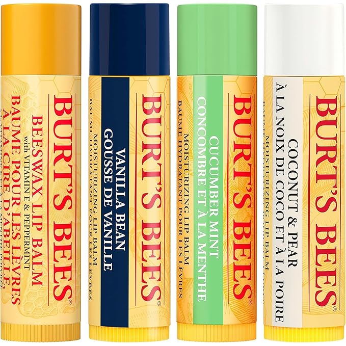 Burt's Bees Holiday Gift, 4 Lip Vanilla,