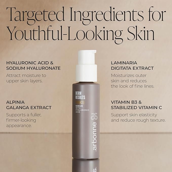 DermResults Advanced Hyaluronic Acid Serum for Face – Hydrating Face Serum – Dermatologist-Tested, 1 fl oz (30 mL)