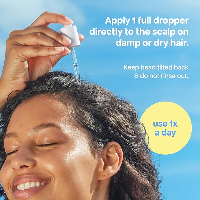 BondiBoost HG Lock Drops Daily Hair Serum (60ML) – Non-Greasy, Reduces Hair Thinning, Stimulates Scalp, Supports Thicker Fuller Hair – Vegan, Color-Safe, Lightweight for All Hair Types & Textures
