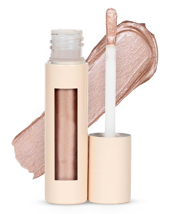 PÜR MINERALS Creamy Eyeshadow & Primer with Peptides, On Point Tint (Cashmere) - Buildable, Cream-to-Powder Formula for Light to Medium Coverage - Shimmery, Crease-Resistant Shades, Long-Lasting