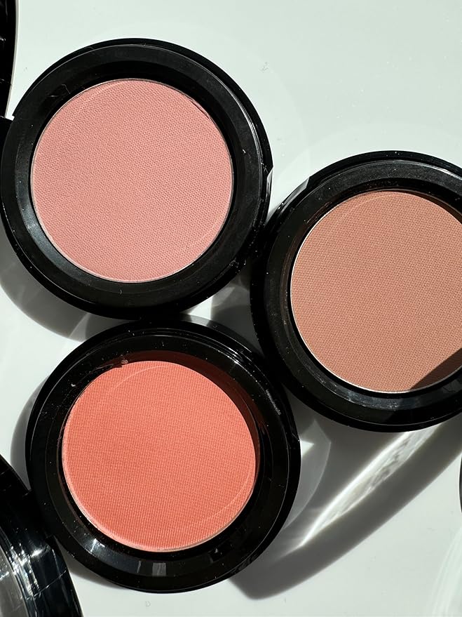 Sandstone Scandinavia Hypoallergenic Pressed Powder Blush – Smooth & Blendable – Lightweight, Long-Lasting – Vegan – Nude Brown