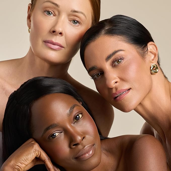 YENSA Skin on Skin BC Foundation Makeup - CC, BB Cream & Full Coverage Foundation-In-One - Buildable, Radiant Finish with SPF 40, Hyaluronic Acid, Peptides & 8 SuperBlacks - Tan Neutral (1 oz)