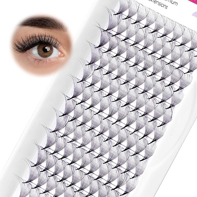 FADLASH Premade Lash Fans C Curl Premade Fans Eyelash Extensions 14D 0.07 Volume Lash Fans Premade Handmade Premade Lash Extensions Fans (14D-0.07C-14mm)
