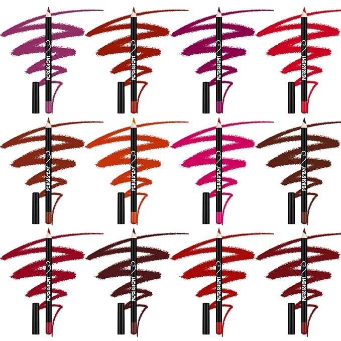 84 Pcs Bulk Lip Liner Pencil Set Long Long