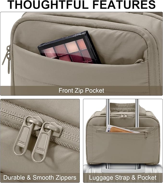 Bagstellar Travel Toiletry Bag, Lightweight Wide-open Large Puffy Toiletry Bag for Women, Quilted Makeup Bag Organizer Water-resistant Cosmetic Bag with Handle for Toiletries, Essentials, Accessories