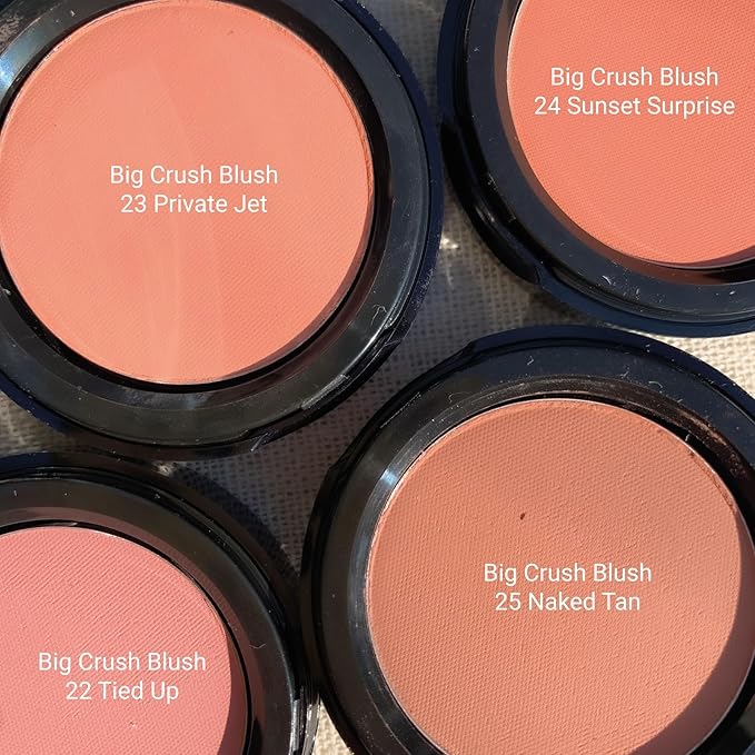 Sandstone Scandinavia Hypoallergenic Pressed Powder Blush – Smooth & Blendable – Lightweight, Long-Lasting – Vegan – Peach