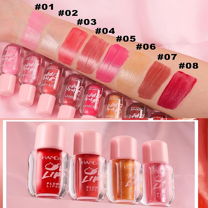Mirror Lip Plumping, Spicy Lip Glaze Lip Tint, Plumping,