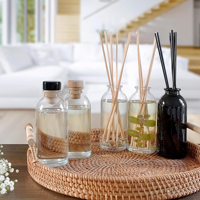 Urban Naturals Vanilla Bean Scented Oil Reed Diffuser Gift Set | Vanilla Cream, Amber & Sweet Tonka Bean | Made in The USA
