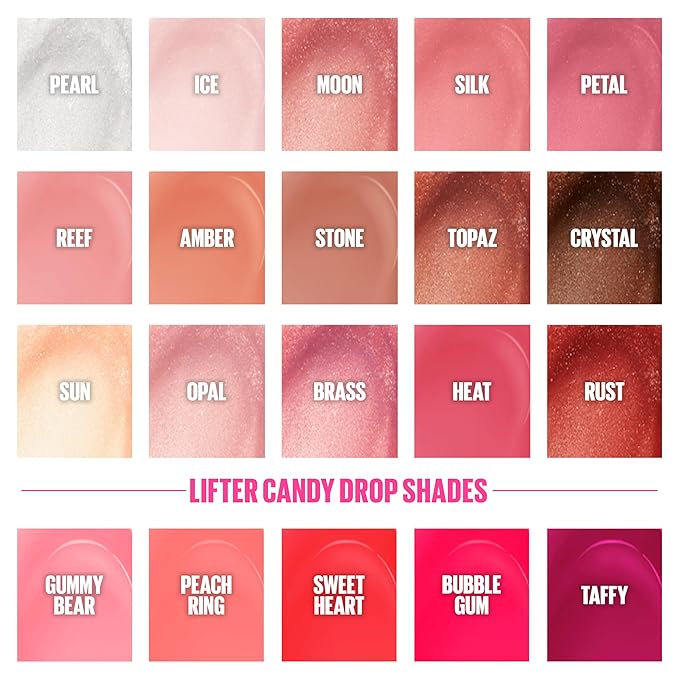 Maybelline Lifter Gloss, Hydrating Lip Gloss with Hyaluronic Acid, High Shine for Plumper Looking Lips, Opal, Pink Neutral, 0.18 Ounce