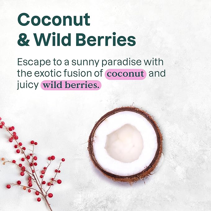 ATTITUDE Foaming Hand Soap, EWG Verified, Plant and Mineral-Based Ingredients, Vegan and Cruelty-free Personal Care Products, Coconut & Wild Berries Scent, 10 Fl Oz