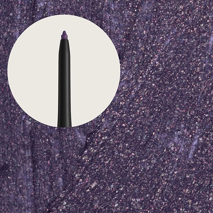 Sandstone Scandinavia Hypoallergenic Waterproof Eyeliner - Fragrance Free Metallic Purple Eye liner - Vegan and Cruelty Free Eye Pencil - Eyeliner Pencil for Sensitive Eyes (Purple Space)