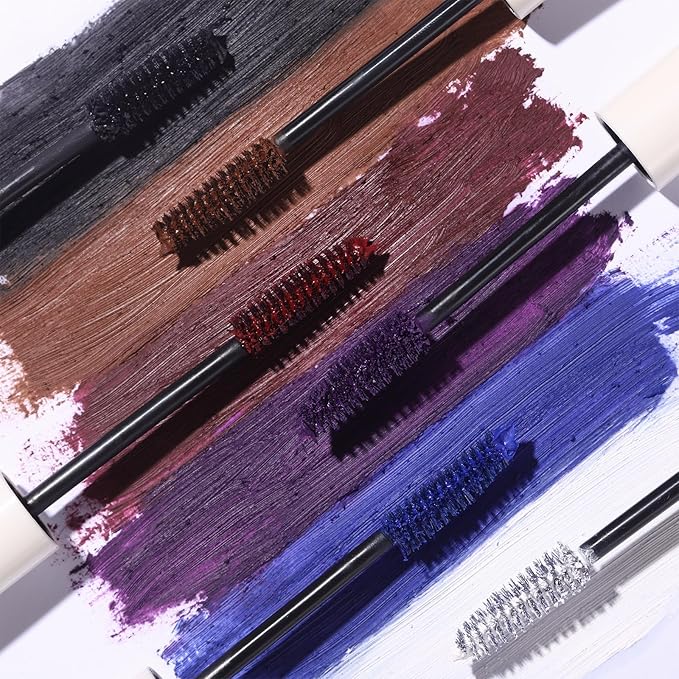 UCANBE Brown Mascara and Liquid Eyeliner Set, Waterproof Colored Eye Makeup Duo - Enhance Your Gaze with Natural Lasting Lift & Curl for Lashes and Pigmented Smudge-Proof Eye Liner