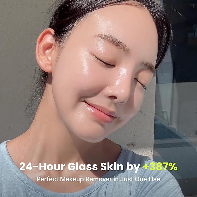 PO:DL Hyaluronic Hydrogel Mask with Collagen Niacinamide | Elasticity Wrinkle Improvement Pore Care Glow Skin| Overnight Soothing Deep Hydration Spa Facial Mask | Korean Skin Care 1.48oz x 4ea