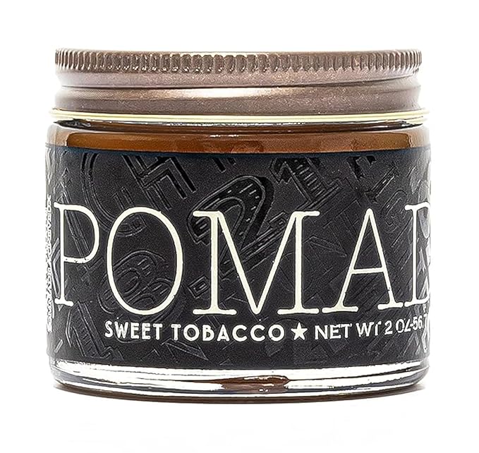 18.21 Man Made Hair Styling Product, 2oz. Original Sweet Tobacco Scent in Pomade with High Shine Finish