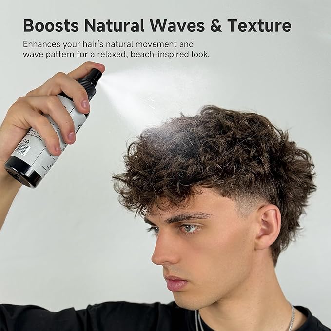 BlackMask Sea Salt Spray for Men – Volume & Texture, Lightweight Hold, Effortless Style