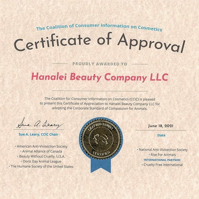 Hanalei Tropical Citrus Lip Balm & Moisturizer – Natural Kukui Oil & Beeswax for Hydrated, Soothed, Soft Lips – Heals Dry, Chapped, Cracked Skin – Long-Lasting Travel-Friendly Lip Care – Tropical
