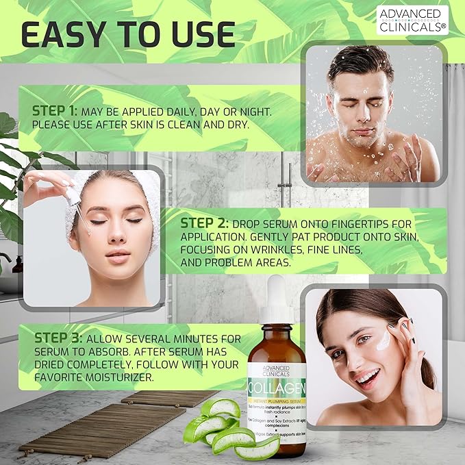 Advanced clinicals collagen serum for