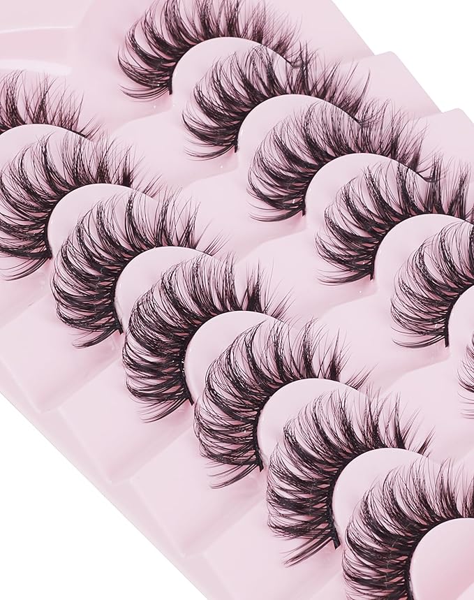 Onlyall Natural False Eyelashes Volume Strip Lashes