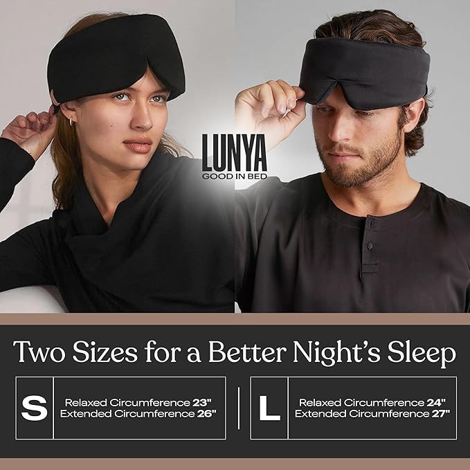 Lunya Men's Washable Silk Sleep Mask
