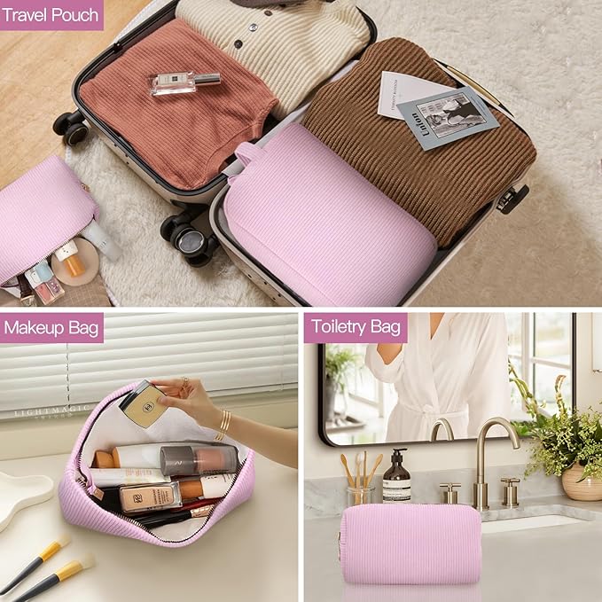 3 pieces makeup bag cosmetic