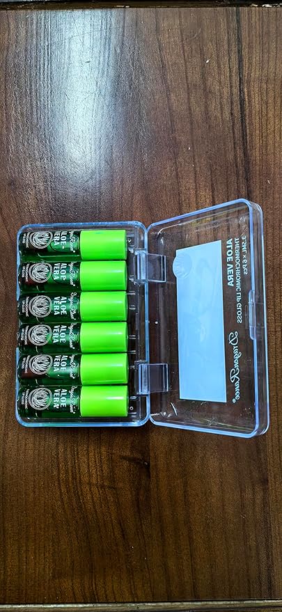 6Pcs Aloe Vera Color Changing Lip Gloss, Hydrating Lip Glow Oil High-Shine Clear Temperature Color Change Lipstick, Glossy Lip Tint Stain for Women Lip Care Prevents Dry Cracked Lips