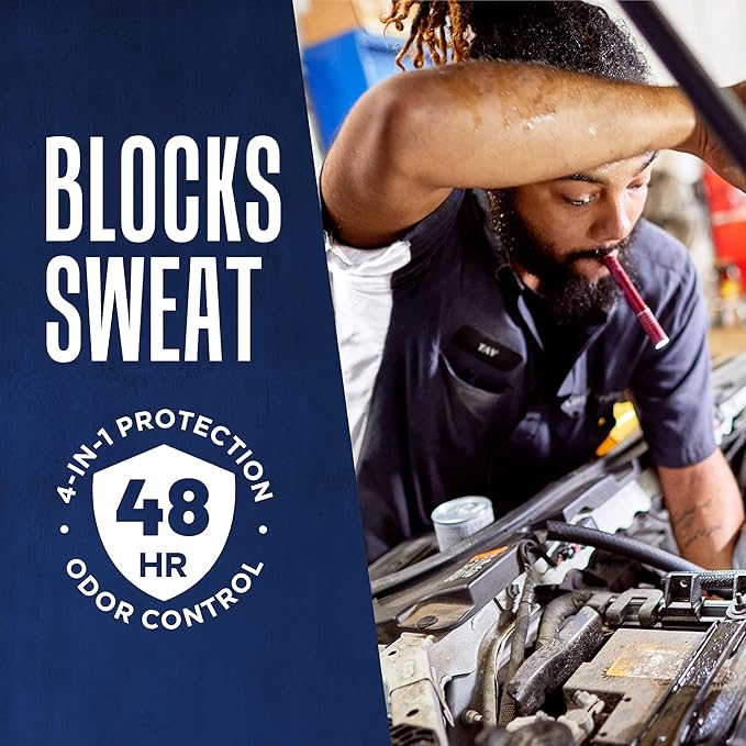Right Guard Sport Fresh Scent Antiperspirant & Deodorant Spray - 4-in-1 Protection Spray Deodorant For Men, Blocks Sweat, 48-Hour Odor Protection, Quick-Drying, & Long-Lasting, 6oz (3 Pack)