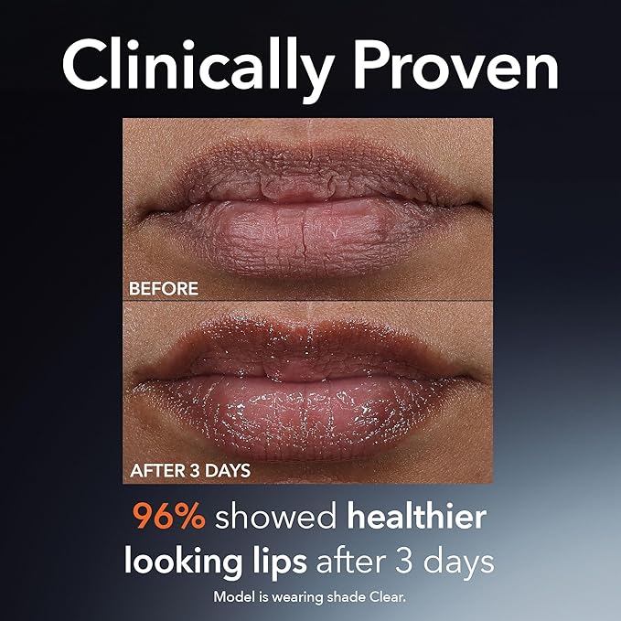 Dr Dennis Gross DermInfusions Plump + Repair Tinted Lip Treatment, Clear - Visibly Plumps & Defines Lips with Hyaluronic Acid & Peptides - Repairs Moisture Barrier - 4 mL