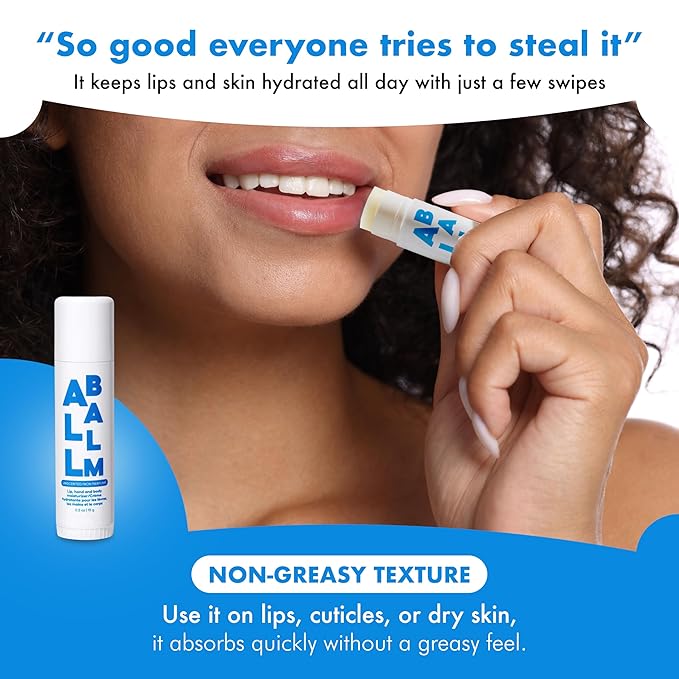 Zizia Unscented Multi All Balm Stick – Moisturizing and Hydrating Stick for Lips, Hands & Body – with Shea Butter, Jojoba Oil, Aloe Vera, Calendula – Beauty Moisturizer - Travel Essentials - 0.5 oz