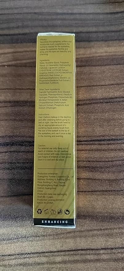 W3W Eyelash Serum - Nourishing eyelash Growth Serum for Eyelash Growth for Natural Longer, Fuller,and Thicker Lashes(Gold)4ML