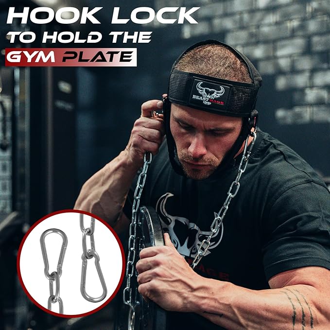 BEAST RAGE Neck Harness for Men 30 inches