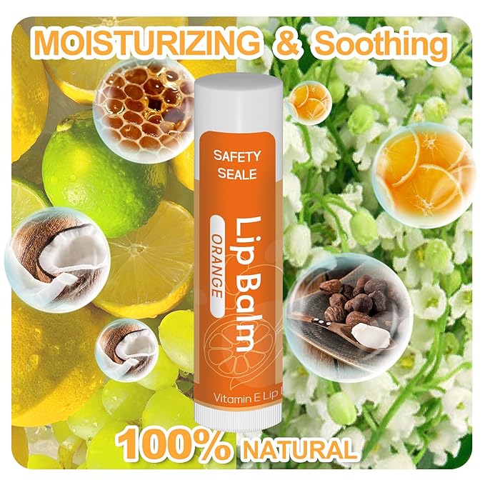 20 Pack Natural Lip Balm Bulk