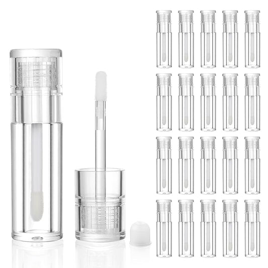 COSIDEA 20pcs Round 4ml 0.13oz Full Clear Empty 4ml