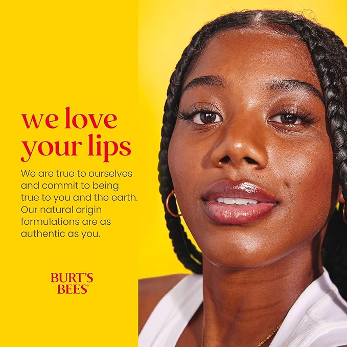 Burt's Bees 100% Natural Moisturizing Lip Balm, Vanilla Bean - 4 Tubes