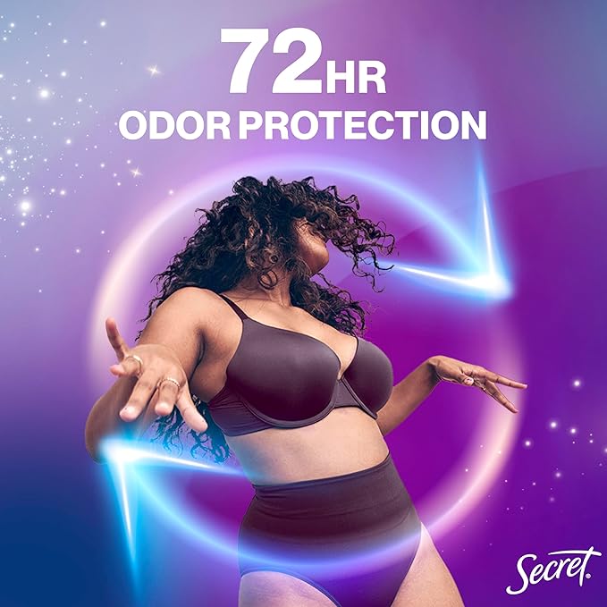 Secret Whole Body Deodorant Spray for Women, Fresh Lilac & Waterlily, Aluminum Free Deodorant Spray, 72 HR Odor Protection, 3.5 oz
