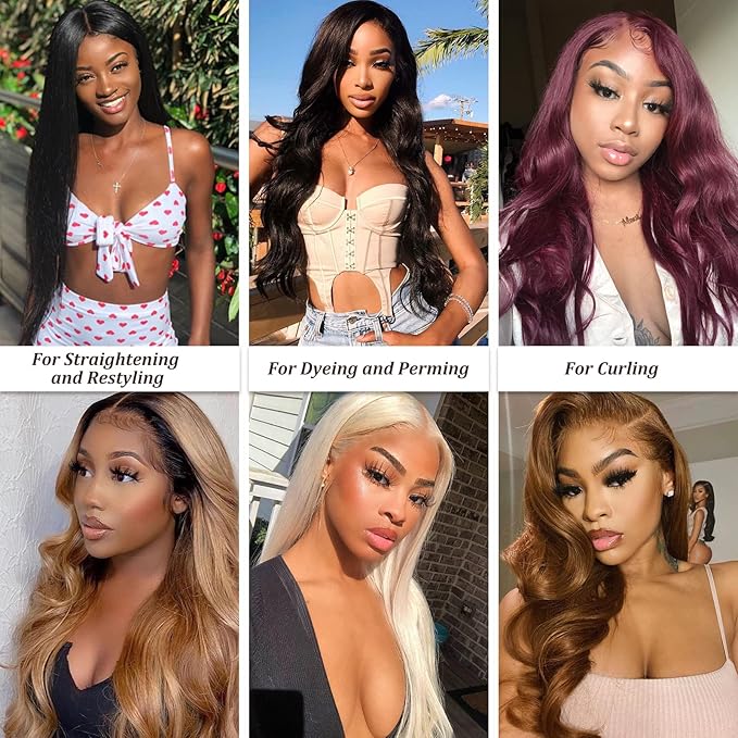 Hairro Sew in Hair Extensions Real Human Hair, 100g/bundle Weave Weft for Women Adding Volume and Length, for DIY Beauty Dating Party, 20 Inch One Bundle Straight Dark Blond