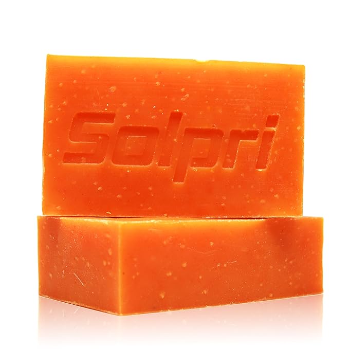 Solpri Shield Athletic Tea Tree Soap Bar with Lemongrass & Eucalyptus – 4 oz (2 Pack) – Cold-Process Soap Bar for Sweat, Odor & Itch-Prone Skin – Made in USA