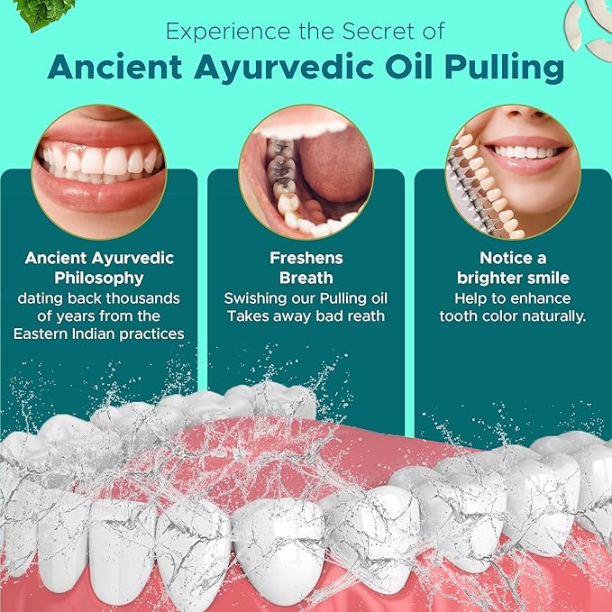 Dale Audrey Nano Hydroxyapatite Mouthwash Oil Pulling for Teeth and Gums (Coconut (with Pump))