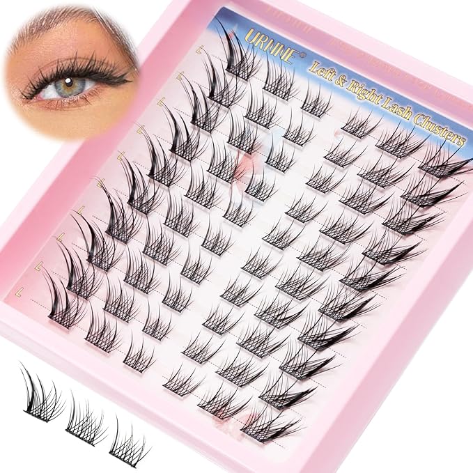 Manga Lashes Fluffy Faux Mink Lashes Natural Look 10 Pairs Wispy False Eyelashes C Curl Anime Lashes (Wispy02)