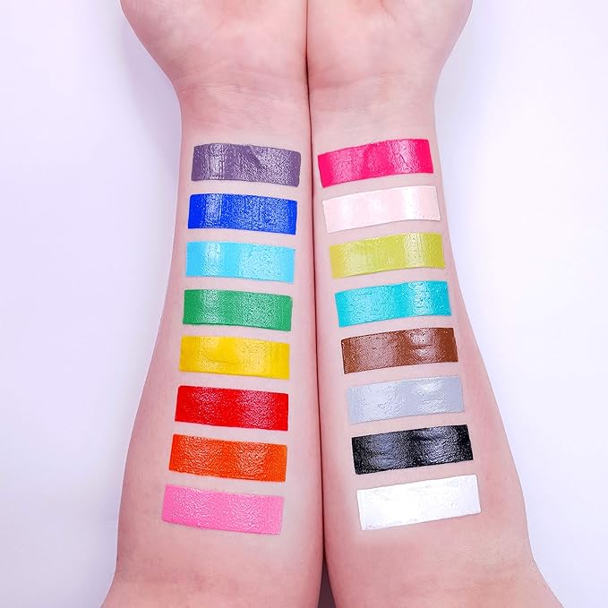 Face Paint Stick / Body Crayon makeup for the Face & Body by Moon Creations - 0.12oz - Orange